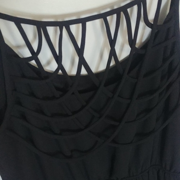 Studio Y Spaghetti Strap Black Dress - Picture 5 of 11